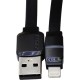 Кабель USB Remax RC-029i Breathe lightning 1m чорний