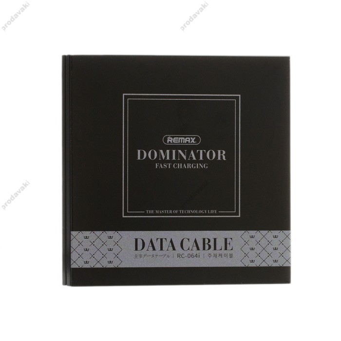 Кабель USB Remax RC-064i Dominator lightning 1m сталевий