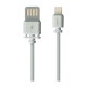 Кабель USB Remax RC-064i Dominator lightning 1m сталевий