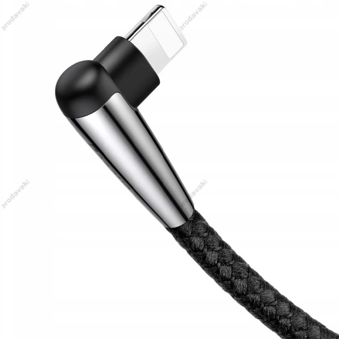 Кабель USB Baseus Sharp-Bird lightning 2.4A 1m чорний