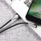 Кабель USB Baseus Sharp-Bird lightning 2.4A 1m чорний