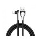 Кабель USB Baseus Sharp-Bird lightning 2.4A 1m чорний