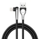 Кабель USB Baseus Sharp-Bird lightning 2.4A 1m чорний