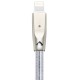 Кабель USB Hoco U9 lightning Zinc Alloy 2m сріблястий
