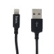 Кабель USB Hoco X14 Times Speed Lightning 1m чорний
