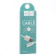 Кабель USB Hoco X1 Rapid microUSB 1m білий