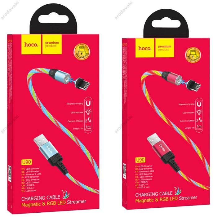 Кабель USB на Lightning U90 Ingenious streamer для заряджання