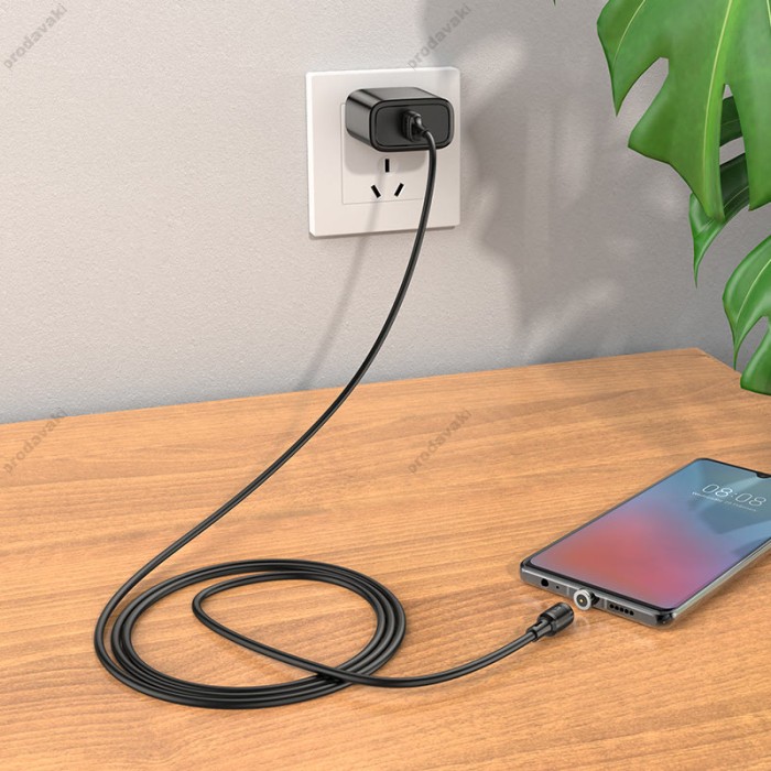 Кабель USB на Micro-USB X52 Sereno магнітний для заряджання