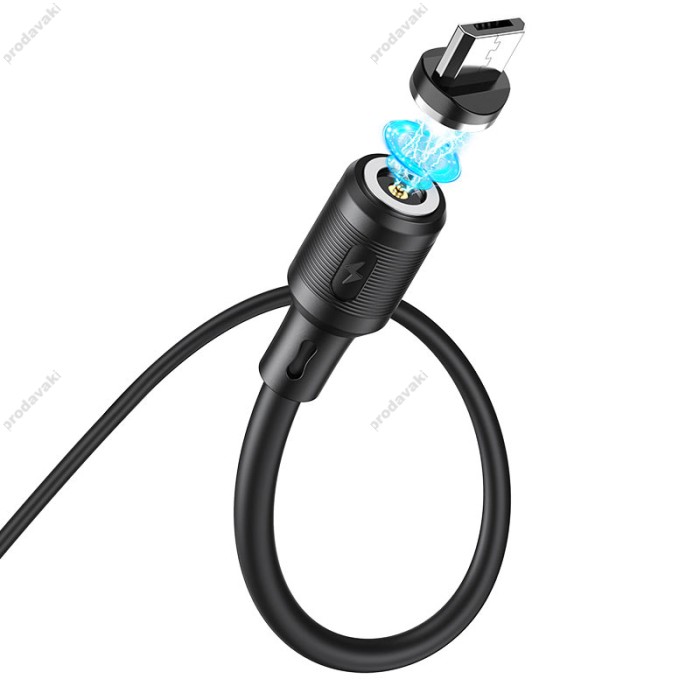 Кабель USB на Micro-USB X52 Sereno магнітний для заряджання