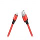 Кабель HOCO X14 Times Speed Lightning 2A/2m Black&amp;Red