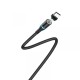 Кабель BOROFONE BU16 Skill magnetic для Micro 2.4A/1.2m black