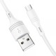 Кабель BOROFONE BX43 CoolJoy для Micro 2.4A/1m white
