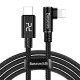 Кабель USB Baseus MVP Elbow Type-C to Lightning PD 18W 1m чорний
