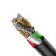 Кабель USB to Lightning 1.2m Baseus Big Eye Digital Display чорний