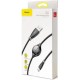 Кабель USB to Lightning 1.2m Baseus Big Eye Digital Display чорний