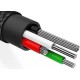 Кабель USB Baseus U-shaped Portable Type-C/Lightning Cable чорний