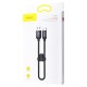 Кабель USB Baseus U-shaped Portable Type-C/Lightning Cable чорний