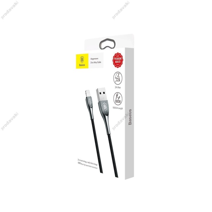 Кабель Baseus CALMW Mageweave Zinc Alloy Lightning
