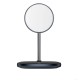 Бездротова зарядка MagSafe Baseus Swan Magnetic Desktop Bracket Wireless Charger 15W чорний (WXSW-02)