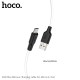 Кабель USB Hoco X21 Plus Silicone microUSB 1m чорний/білий