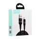 Кабель USB Hoco U46 Tricyclic microUSB 2A 1m чорний