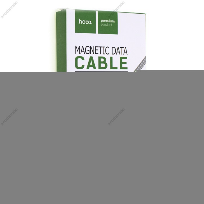 Кабель USB Hoco U16 Magnetic Lightning Cable срібло