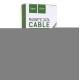 Кабель USB Hoco U16 Magnetic Lightning Cable срібло