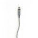 Кабель USB Hoco U16 Magnetic Lightning Cable срібло