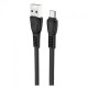 Кабель USB Hoco X40 Noah microUSB 2.4A 1m чорний
