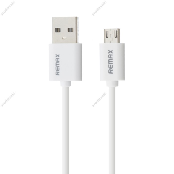 Кабель USB Remax RC-007m microUSB білий