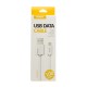 Кабель USB Remax RC-007m microUSB білий