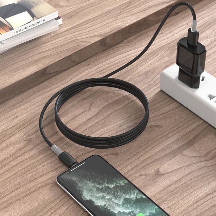 Кабель USB на Lightning X48 Soft Silicone заряджання та передача даних