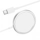 Бездротове ЗУ HOCO CW30 magnetic wireless fast charger MagSafe/15W Silver