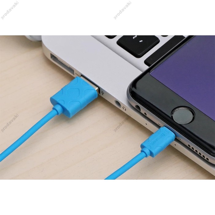Кабель USB Baseus Yaven Lightning 2.1A 1m чорний