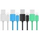 Кабель USB Baseus Yaven Lightning 2.1A 1m чорний