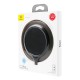 Бездротовий зарядний пристрій Baseus Metal Wireless Charger Tarnish WXJS-A1 чорний