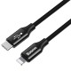 Кабель Baseus Yiven series Type-C to lightning 2A 1м чорний