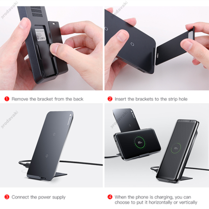 Бездротовий зарядний пристрій Baseus Multifunctional Wireless Charging Pad