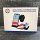 Бездротова зарядка стенд smart 4in1 fast 15w (phone+phone+apple watch+airpods)