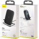 Бездротовий зарядний пристрій Baseus Rib Horizontal, Vertical 15W WXPG-01 чорний