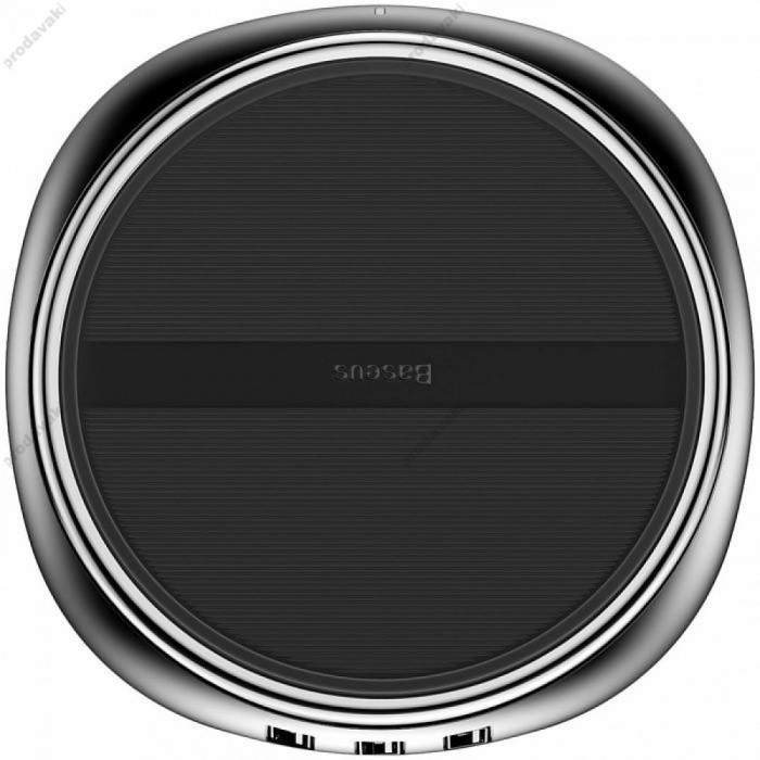 Бездротове та дротове ЗУ для телефону 2в1 на 3 USB 3.4А Baseus (CCALL-XK01) із швидкою зарядкою (Чорний)
