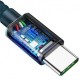 Кабель Baseus double fast charging USB Cable USB для Type-C 5A 1M Чорний