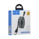 Кабель USB Hoco U52 Bright microUSB чорний