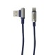 Кабель USB Hoco U17 Capsule Lightning Cable 1.2 м синій