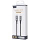 Кабель USB Baseus BMX Double-deck MFI Type-C to Lightning PD 18W 1.2m grey/black