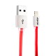 Кабель USB Cable Aspor lightning A108 iPhone 5 Red (червоно-білий)