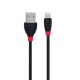 Кабель USB Hoco X27 Excellent Lightning Cable 2.4A 1.2 m чорний
