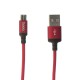 Кабель USB Hoco X14 Times Speed microUSB 1m червоно-чорний
