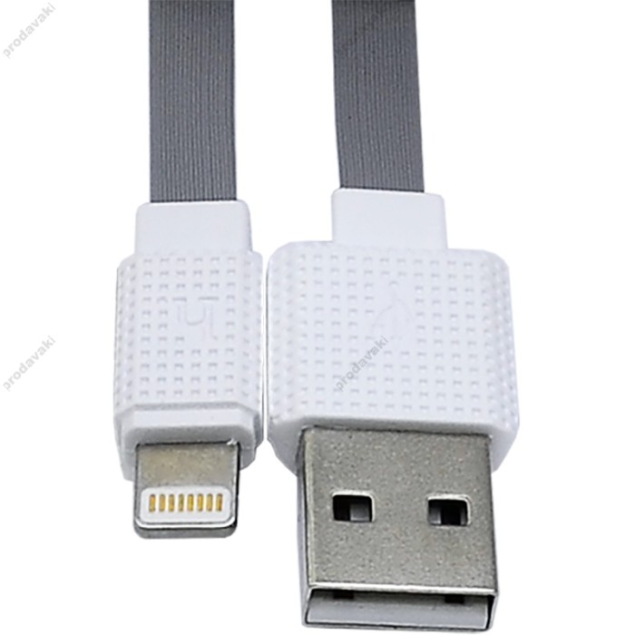 Кабель USB Hoco iPhone 0.3m (UPL-18) сірий