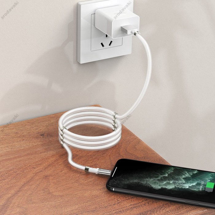 Кабель USB на Lightning U91 Magic magnetic для заряджання